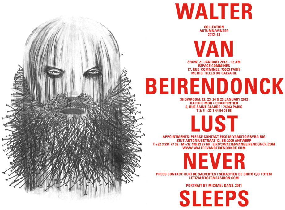 Walter Van Beirendonck — Curator