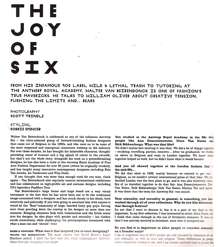 Walter van Beirendonck: The Joy of Six